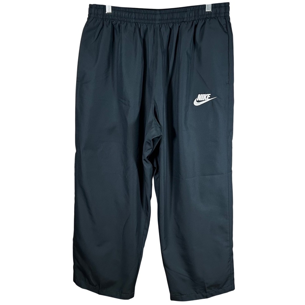 Nike Mens 2XL Navy Blue Woven Mesh Lined Track Pants 804314-475